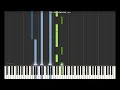 Grizzly Bear - Foreground (piano synthesia tutorial)