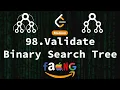 Validate Binary Search Tree BST Tree Leetcode Algorithm Unlock