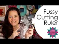 How to use the Creative Grids Square it up Fussy Cut Ruler