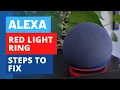 Fix Alexa Echo Red Ring Problems