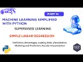 Part 14 Supervised Learning Simple Linear Regression Machine Learning Series