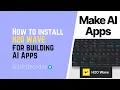 How to install H2O Wave for building AI Apps H2O ai WAVE Tutorial
