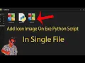 Convert PY to EXE Custom Icon Easy Method Hindi