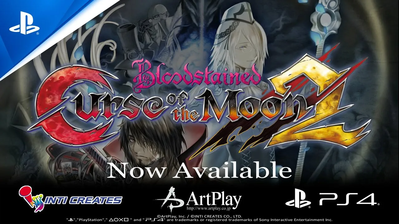 Bloodstained: Curse of the Moon 2 - Release Trailer | PS4