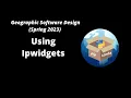 GEOG-510 Week 13 - Using Ipywidgets
