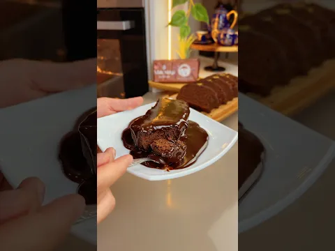 كيك الشوكولا المسقي بصوص الشوكولا 🍫😍 #وصفات #food #اكسبلور #chocolate