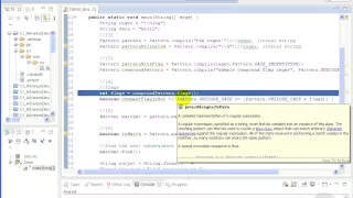 Advanced Java tutorial - Pattern Matcher