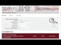 Basic Class Schedule Search