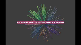 LIVENODING X SV Nodes Meets Circular Arrays Modifier