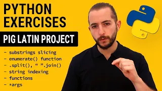 Python Exercise Beginner Level Pig Latin Program in Python With Challenges Application