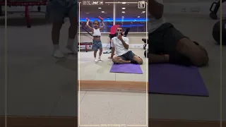 حبيبي لو زعلان البحر مليان رقص ابنة محمد صلاح على أغنية كزبرة 