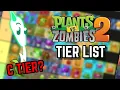 Plants vs Zombies 2 PLANT TIER LIST 2023