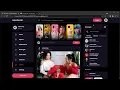 Responsive Social Media Website With Theme Customization Using HTML CSS JavaScript