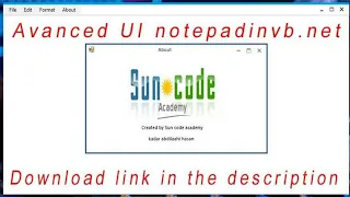 Avanced notepad in vb net free source code
