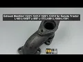 Fab Heavy Parts Exhaust Manifold 15221-12314 15221-12310 for Kubota Tractor L185 L185DT L185F L175