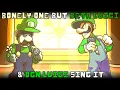 Download Lagu Bonely One but Beta Luigi \u0026 OGN Luigi sing it | FNF: Skeleton Bros cover