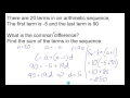 Arithmetic Sequences A-Level Lesson