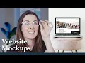 How to Create a Scrolling Website Mockup for Your Web Design Portfolio Using Canva for Free