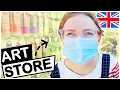 SHOPPING in a BRITISH ART STORE - Hobbycraft