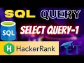Revising The Select Query-1 Problem in SQL Query on HackerRank in Hindi Rajnish Chaurasia