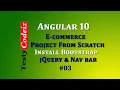 10 project from scratch E-commerce Application in angular 10 bootstrap and jQuery