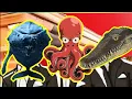 Download Lagu Whale Vs Octopus Vs Crocodile - Coffin Dance X Baby Shark COVER