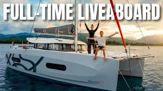 The Start Of Liveaboard Life! Moving Onto Our Catamaran Full Time