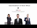 Glassmorphism on hover using HTML CSS and Bootstrap Testimonial Section CSS Design