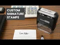 Custom Signature Self-Inking Stamps