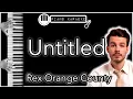 Download Lagu Untitled - Rex Orange County - Piano Karaoke Instrumental