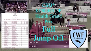 CSI3 8 horse Jump off 150 000 Grand Prix WEC Ocala 2026