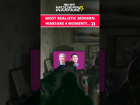 MOST REALISTIC MODERN WARFARE 4 MOMENT! #shorts #gaming #modernwarfare4