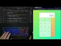 ASMR Programming - Calculator App Coding