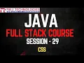 Become a FULL STACK Java MASTER CSS for Web Development