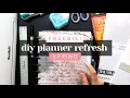 SPRING PLANNER REFRESH FREE PRINTABLE CREATING A LAMINATED VELLUM COVER DASHBOARDS