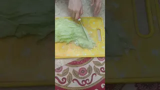 تقطيع ورق المحشي بطريقه حمدي و وفاة 