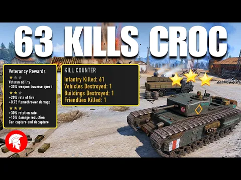 The Churchill Crocodile is a MONSTER!!!!!!!!!!!!!!!!!! - 4vs4 - British Forces - Company of Heroes 3