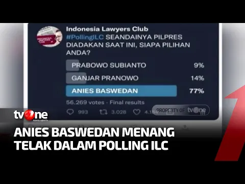Anies Baswedan Menang Telak dalam Polling ILC
