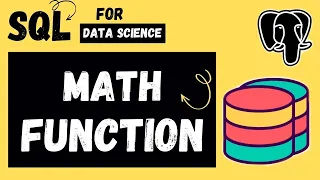 MATH OPERATOR FUNCTIONS Tutorial 16 SQL-Data Science Tutorials for Absolute Beginners