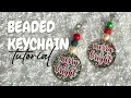 Bubblegum Beaded Keychain Tutorial