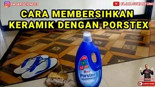 how to clean ceramic with porstex