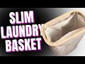 Quick and easy assembly Slim design to fit small spaces - Lifewit 65L Slim Laundry Basket with Lid