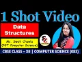 Data Structures Class 12 Computer Science 1 Shot Complete Data Structures in 1