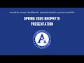 Spring 2020 Neophyte Presentation