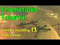 Framsticks tutorial Genetic encoding f1 - body design