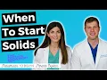 Pediatrician Shares How to know when baby is ready for solid foods