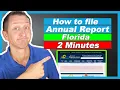 How to file an annual report for an LLC or S-Corp in Florida Step-by-step instructions