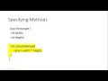 Java Class Fields Methods