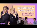 Seonghwa \u0026 Hongjoong are begrudgingly close