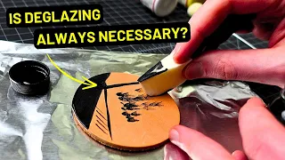 leather painting step by step with tools and examples